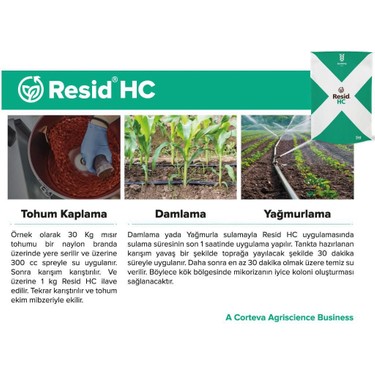 Resid Hc Biyolojik Tohum Kaplama Mikoriza Mantarı 1 kg - Fiyatı