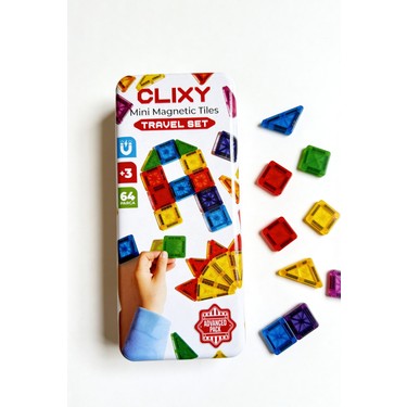 Clixy Mini Manyetik Bloklar 64 Parça Travel Set Fiyatı