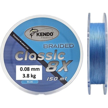 Kendo Classic 8x 0.08mm 150m Blue Örgü Ip Misina Fiyatı