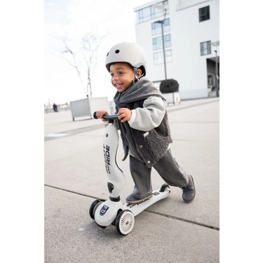 Scoot And Ride Highwaykick 1 Oturaklı Çocuk Scooter Açık Gri Fiyatı