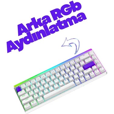 ATAsoft K68 Pro Kablolu Mekanik Oyuncu Klavyesi Hottswapp Fiyatı