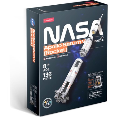 Cubic Fun Nasa - Apollo Saturn V Roket 3D Puzzle DS1059H Fiyatı