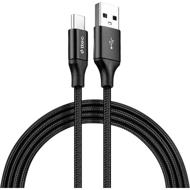 Ttec AlumiCable XL USB-A - USB-C Şarj Kablosu 2 mt. Siyah Fiyatı