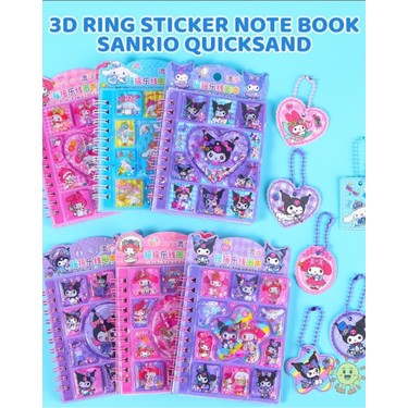 ÖZ OFİS Kuromi My Melody Cinnamoroll 3D Sulu Kapak 30 Sayfa Fiyatı
