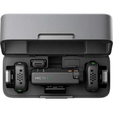 DJI Mic Mini (2 TX + 1 RX + Şarj Kutusu) Kablosuz Yaka Fiyatı