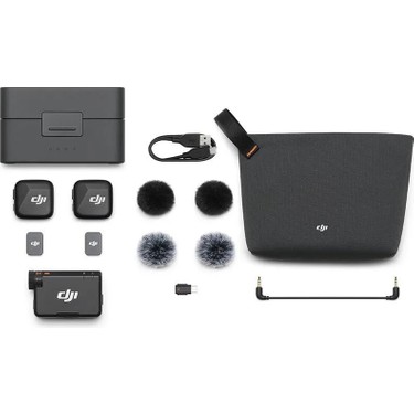 DJI Mic Mini (2 TX + 1 RX + Şarj Kutusu) Kablosuz Yaka Fiyatı