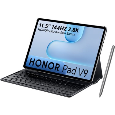 HONOR Pad V9 ナノAG 12GB 256GB 144Hz 純正ペン Honor Pad V9 12GB 256GB Imax Enhanced Klavye + Kalem Fiyatı