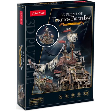 Cubic Fun Tortuga Korsan Koyu 3D Puzzle T4039H 218 Parça Fiyatı