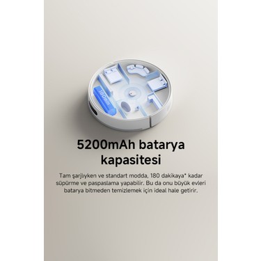 Xiaomi 10.000 Pa Emiş Gücü Lds Lazer Navigasyon 180DK Fiyatı