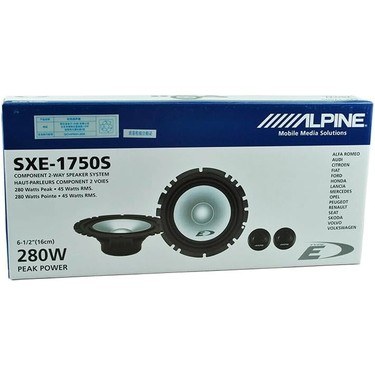 Alpine 13CM Component Hoparlör - Alpine SXE-1350S 13CM Mid Fiyatı