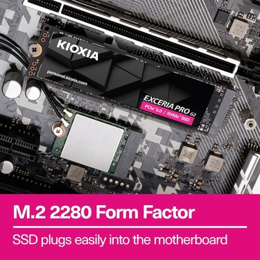 ★KIOXIA 1TB M.2 NVMe SSD KXG6AZNV1T02★ Kioxia Kıoxıa Pcıe M2 1tb Exceria Pro G2 Nvme Gen5 Fiyatı