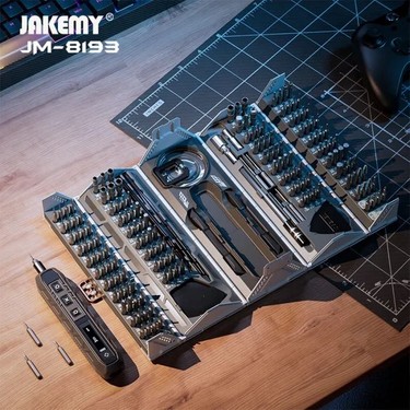 Kızılelma Teknik Jakemy JM-8193 Şarjlı Tornavida Takımı Fiyatı
