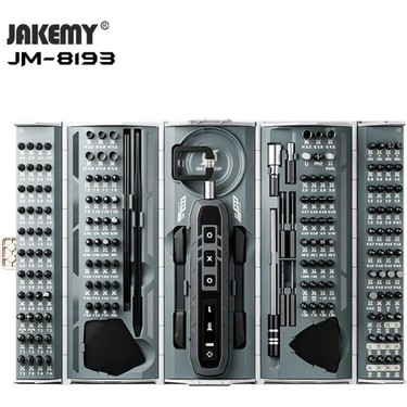 Kızılelma Teknik Jakemy JM-8193 Şarjlı Tornavida Takımı Fiyatı