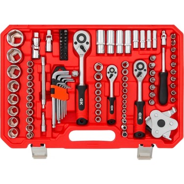 Gk Tools Oto Tamir Bakım Lokma Anahtar Takımı 121 Parça Fiyatı