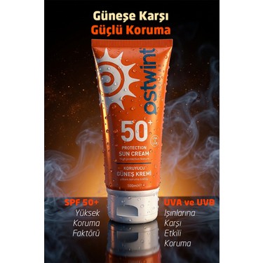 Ostwint Spf 50+ Gne Kremi 100 ml E Vitaminli + Aloe Vera Fiyat