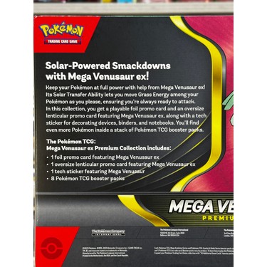 The Pokemon Tcg Mega Venusaur Ex Premium Collection Paketi Fiyatı