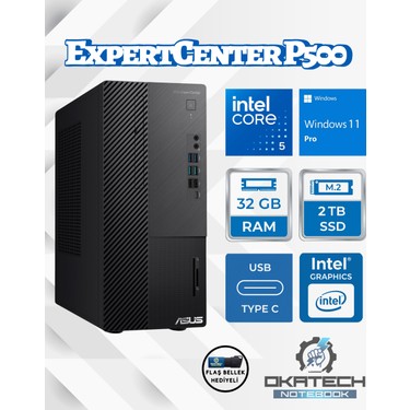 Asus Expertcenter P500MV-C52108512B0D Core 5-210H 32GB Ram Fiyatı