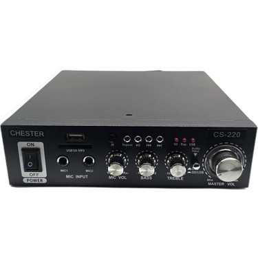 CHESTER Bluetooth Mini Stereo Amfi - USB Sd Kart Okuyucu Fiyatı