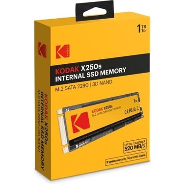 Kodak X250S 1tb M.2 Sata SSD 2280 – 520MB/S Hızlı Dahili SSD Fiyatı