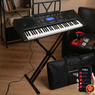 Midex PS-4500KS Tuş Hassasiyetli 61 Tuşlu Org LCD Ekran USB Fiyatı