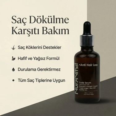 Nura Vital NURAVITAL Saç Dökülme Karşıtı Scalp Serum 50 ml | Fiyatı