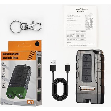 Honey Bear Pocket フローライト İdragon 331 LED Tactical Zoom El Feneri – USB Şarjlı, Uzun Fiyatı