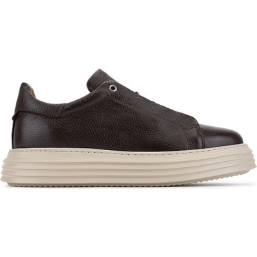 Tamer Tanca Erkek Hakiki Deri Kahverengi Sneakers & Spor Fiyatı