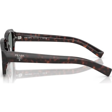 Prada PR 02ZS 17N20N 52 Unisex Kare Kırçıllı Kahverengi Fiyatı
