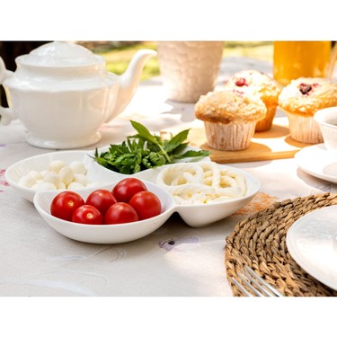 Madame Coco New Petit Concept 4 Bölmeli Büyük Sunum Tabağı Fiyatı