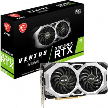 MSI Msı Geforce Rtx 2060 Ventus Gp Gddr6 6gb 192BIT HDMI 3x Fiyatı