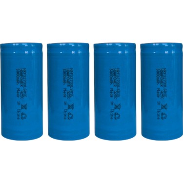 Hda 32700 3.2V 6000MAH Lifepo₄ Şarj Edilebilir Lityum Pil 4 Fiyatı