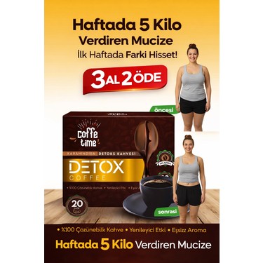 Coffe Time İLK HAFTADA HAFİFLE!! Hindiba Kahve Detox Form Fiyatı