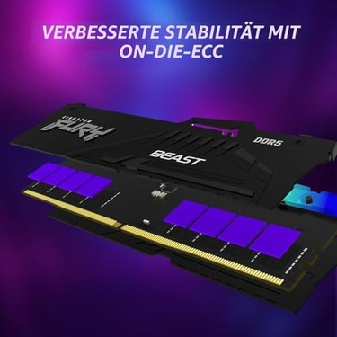 Kingston Fury Beast Siyah Rgb Expo 32 GB 6400MT/S Ddr5 CL32 Fiyatı