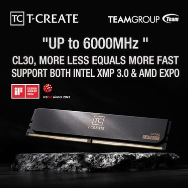 Teamgroup Ddr5 32 GB Kıt 2X16 GB Pc 6000 Team T-Create Fiyatı