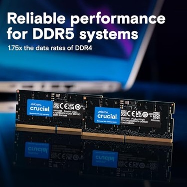 Crucial Ddr5 Ram 16 GB Kit (2x8 Gb) 5600 Mhz Sodımm, Dizüstü Fiyatı