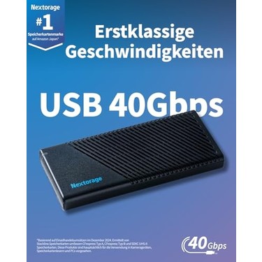 Nextorage SSD Harici 1 Tb USB 40 Gbps Usb4 GEN3X2 Tip-C Fiyatı