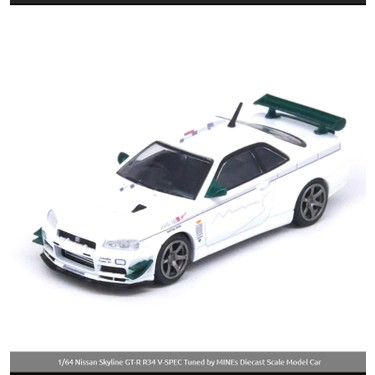 INNO64 1/64 Nissan Skyline Gt-R R34 V-Spec Tuned By Mınes Fiyatı