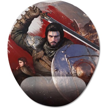 Pixxa Crimson Desert Bilek Destekli Mousepad Model 2 - Oval Fiyatı