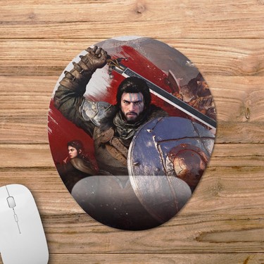 Pixxa Crimson Desert Bilek Destekli Mousepad Model 2 - Oval Fiyatı