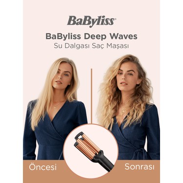 BaByliss Deep Waves 200 Derece 3 Isı Ayarlı Turmalin Seramik Fiyatı