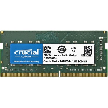 Crucial Basics CB8GS3200 8gb 3200MHZ Ddr4 CL22 Notebook Fiyatı