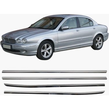 Brsplast Jaguar X-Type Uyumlu Krom Cam Çıtası 4 Parça Fiyatı
