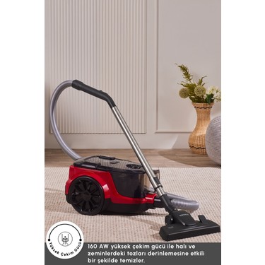 Karaca Vantuz Action Force X10 2 Lt Toz Torbasız Hazneli Fiyatı