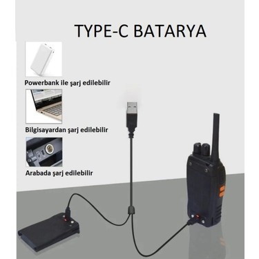 Zastone Profesyonel Telsiz 2 ZT-V68 16 Kanal Type-C Batarya Fiyatı