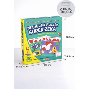 Toyfest Manyetik Puzzle Süper Zeka Oyunu 3+ Yaş Eğitici Fiyatı