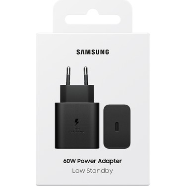 Samsung 60W Süper Hızlı Type-C Şarj Adaptörü - Siyah Fiyatı