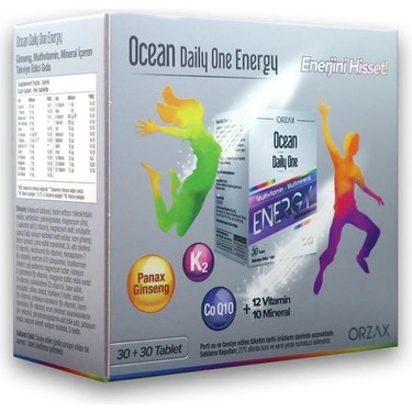 Ocean Daily One Energy 1 Alana 1 Bedava Fiyatı - Taksit Seçenekleri
