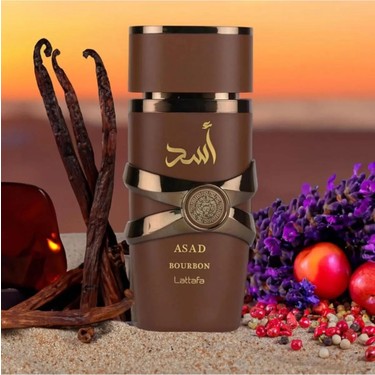 香水(男性用) lattafa asad bourbon 100mledp Lattafa Asad Bourbon 100 ml EDP Erkek Parfüm Meyvemsi Koku Fiyatı