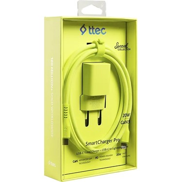 2SCG20CNS Ttec Smartcharger Gan 20W Pd Seyahat Hızlı Şarj Fiyatı
