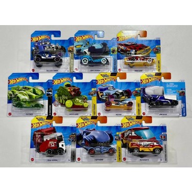 Hot Wheels LarryWood50周年記念ミニカー10台セット Hot Wheels 10'lu Başlangıç Seti 1/64 Ölçekli Farklı Model Fiyatı